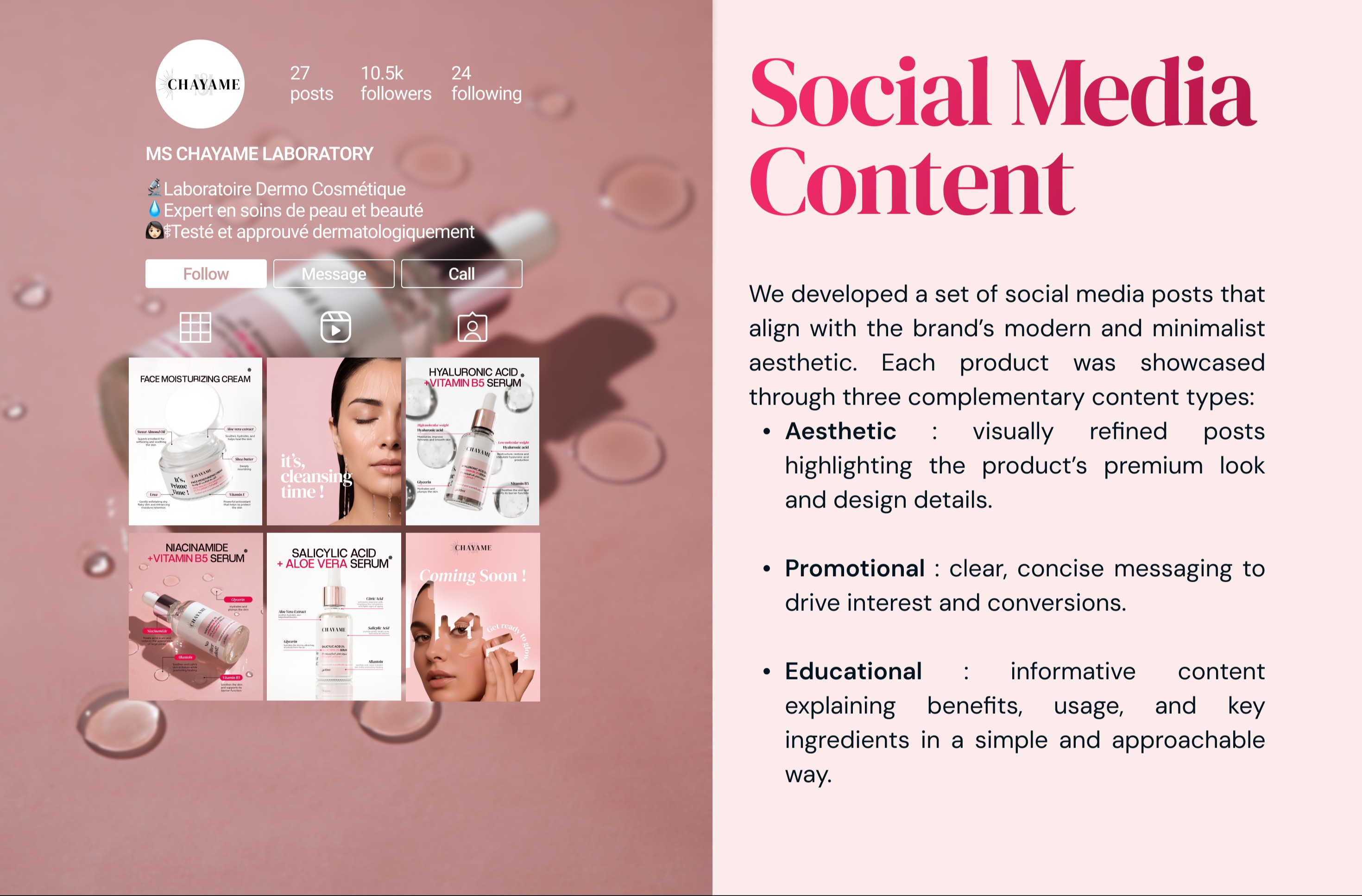 Social media content